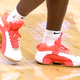 Things come full circle as Chaudee Brown blew out his Nike Zion 1s.